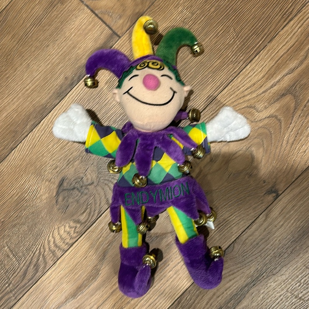 Endymion Mardi Gras Plush w/jingle bells
